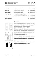 Gira 0847 00 Instrucciones De Uso