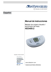 GHM Delta OHM HD3409.2 Manual De Instrucciones