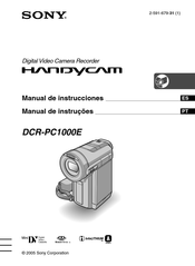 Sony HANPYCAM DCR-PC1000E Manual De Instrucciones