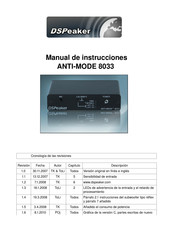 DSPeaker ANTI-MODE 8033 Manual De Instrucciones