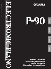 Yamaha P-90 Manual De Instrucciones