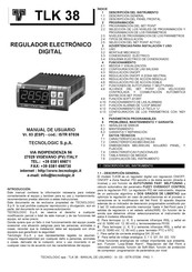 ASCON TECNOLOGIC TLK 38 Manual De Usuario