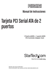 StarTech.com PCIESATA2I Manual De Instrucciones