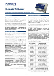 Novus FieldLogger Manual De Instrucciones