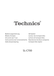 Technics SB-C700 Instrucciones De Funcionamiento