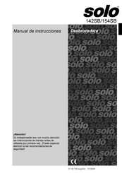 Solo 154SB Manual De Instrucciones