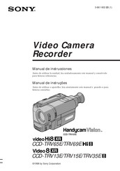 Sony video 8XR CCD-TRV13E 8 Manual De Instrucciones