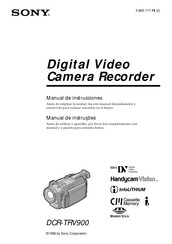Sony Handycam Vision DCR-TRV900 Manual De Instrucciones