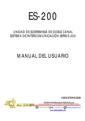 Altair ES-200 Serie Manual Del Usuario