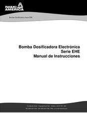 IWAKI AMERICA EHE31 Manual De Instrucciones