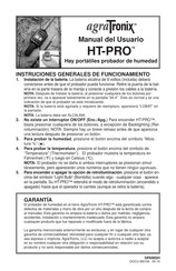 AgraTronix HT-PRO Manual Del Usuario