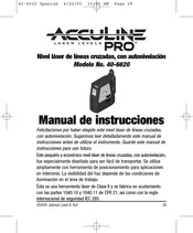 AccuLine PRO 40-6620 Manual De Instrucciones