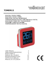 Velleman TIMER12 Manual Del Usuario