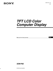 Sony SDM-P82 Manual De Instrucciones