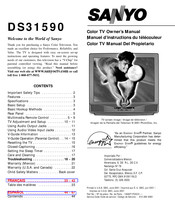 Sanyo DS31590 Manual Del Propietário