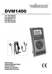 Velleman DVM1400 Manual Del Usuario