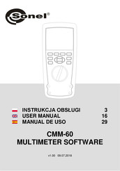 Sonel CMM-60 Manual De Uso