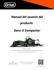 ORKEL Dens-X Compactor Manual Del Usuario