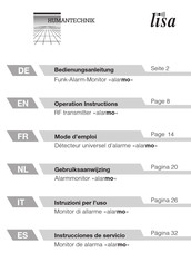 HumanTechnik lisa alarmo Instrucciones De Servicio