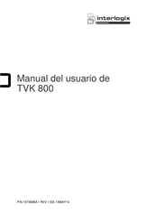 United Technologies Interlogix TVK 800 Manual Del Usuario