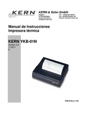 KERN YKB-01N Manual De Instrucciones