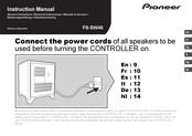 Pioneer FS-SW40 Manual De Instrucciones