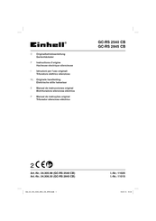 EINHELL 34.306.30 Manual De Instrucciones Original