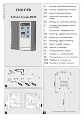 Novoferm tormatic T100 DES Instrucciones De Montaje Y De Manejo