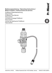 ProMinent Flow Monitor Instrucciones De Servicio