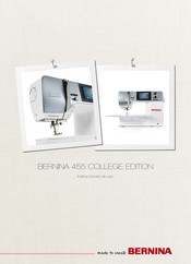 Bernina 455 COLLEGE EDITION Instrucciones De Uso