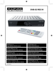 König Electronic DVB-S2 REC10 Manual De Uso