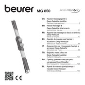 Beurer MG 850 Manual De Instrucciones