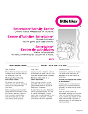 Little Tikes Entertainer Activity Center Manual Del Propietário