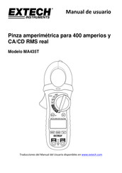 Extech Instruments MA435T Manual De Usuario