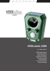 VOSS VOSS.sonic 2200 Instrucciones De Uso