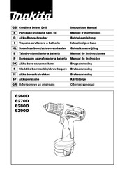 Makita 6260D Manual De Instrucciones