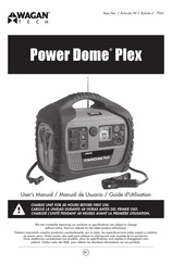 Wagan Tech Power Dome Plex Manual De Usuario