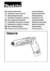 Makita TD021D Manual De Instrucciones