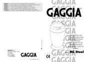 Gaggia ML Steel Instrucciones De Uso