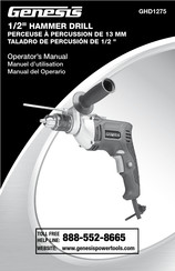 Genesis GHD1275 Manual Del Operario