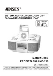 Jensen JiMS-210 Manual Del Propietário