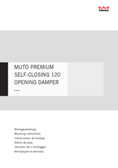 Dorma MUTO Premium Self-Closing 120 Instrucciones De Montaje