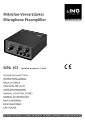 IMG STAGELINE MPA-102 Manual De Instrucciones