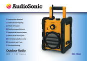 AudioSonic RD-1560 Manual De Instrucciones