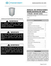 Confortfresh C-FRESH KMW Serie Manual De Operaciones