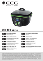 ECG MH 178 vario Manual De Instrucciones