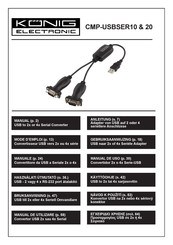 König Electronic CMP-USBSER10 Manual De Uso