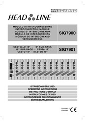 Fracarro HEAD LINE SIG7900 Instrucciones De Uso