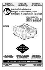 skilsaw SPTH15 Instrucciones De Funcionamiento Y Seguridad