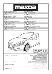 Mazda C833-V7-050 Instrucciones De Montaje